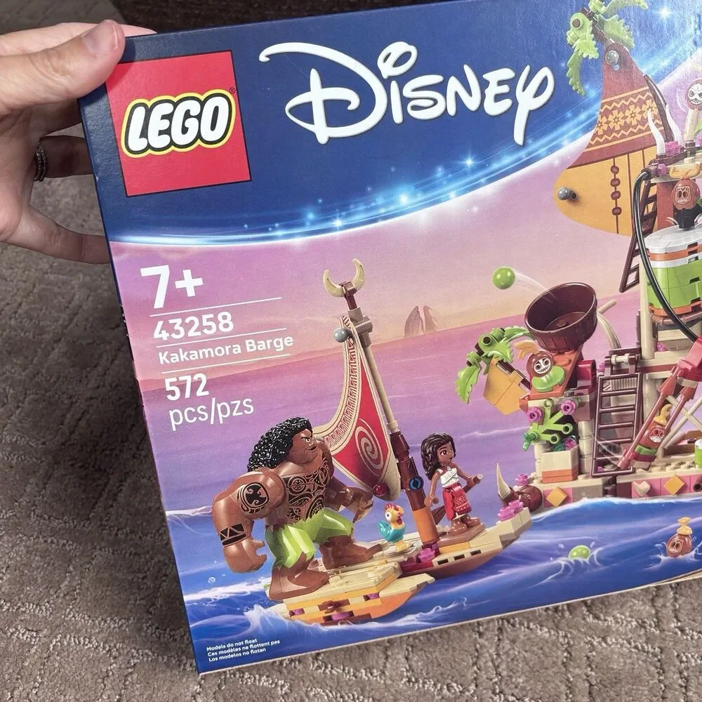 LEGO Disney Moana 2 Kakamora Barge Kids Toy Maui Moana 43258 - New In box Sealed